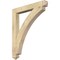 Ekena Millwork Thorton Arts & Crafts Rough Sawn Bracket, Douglas Fir, 4"W x 34"D x 40"H BKT04X34X40THR03RDF - alternate 1